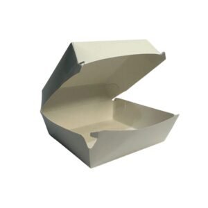 Cajas para Hamburguesas Grande Blanca Domicilio