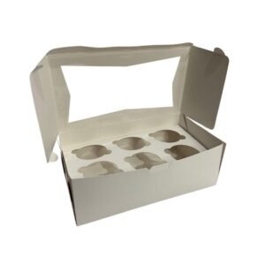 Cajas para cupcakes x6 espacios